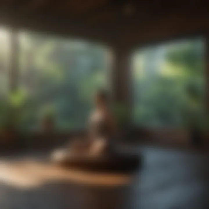 A tranquil space designed for meditation