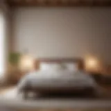 A serene bedroom setting promoting relaxation