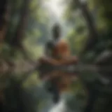 A serene landscape reflecting mindfulness