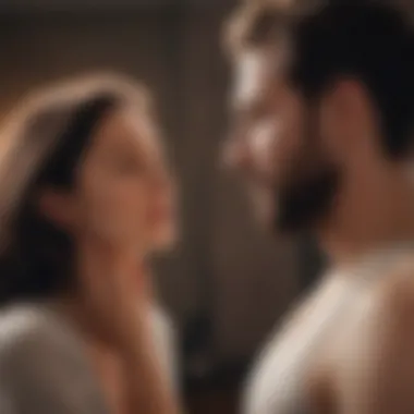 Supportive moment between partners