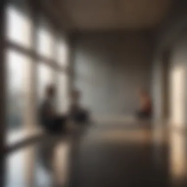 Building Connection Through Shared Reflection Two friends sharing a moment of quiet reflection