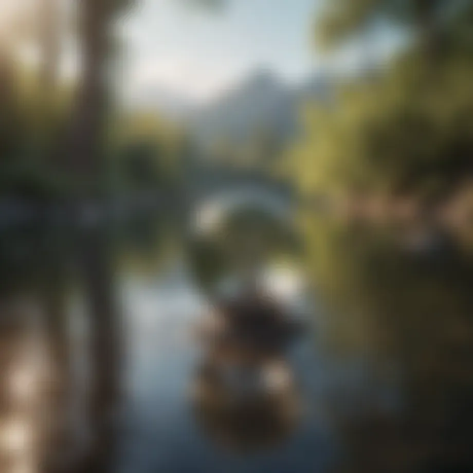 A serene landscape reflecting tranquility