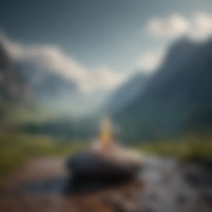 A serene landscape symbolizing emotional regulation