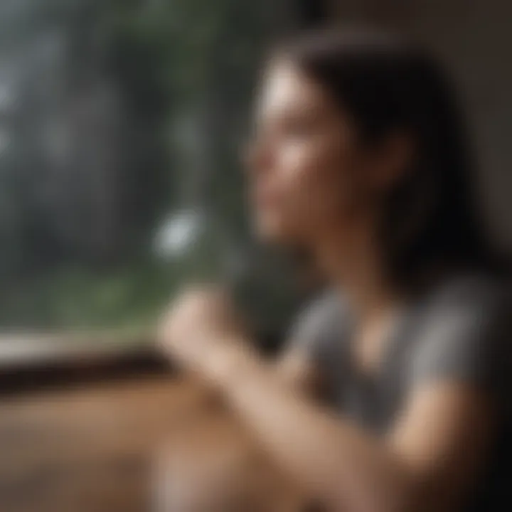 A journal open with reflections on self-worth.