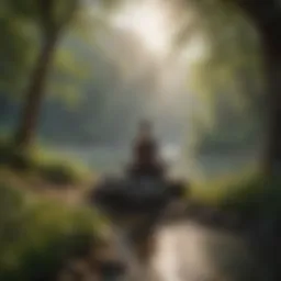 A serene landscape symbolizing inner peace and acceptance.