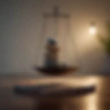 A balanced scale symbolizing work-life harmony