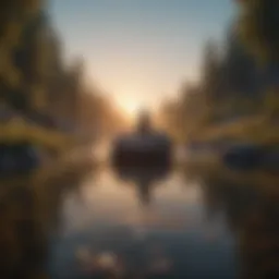 A serene landscape representing inner peace