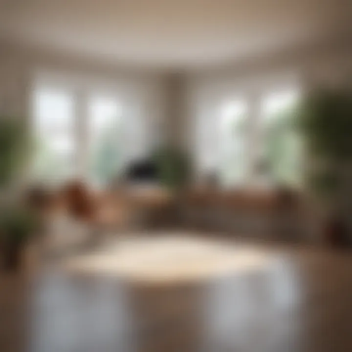 Serene office environment promoting relaxation