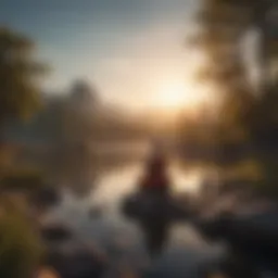 A serene landscape symbolizing inner peace