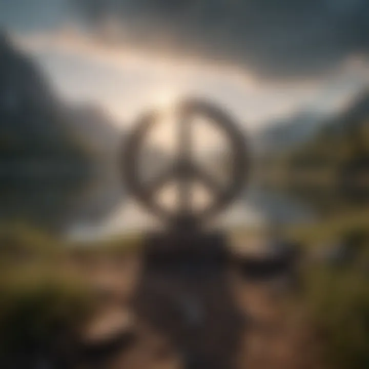 A serene landscape illustrating peace and understanding.