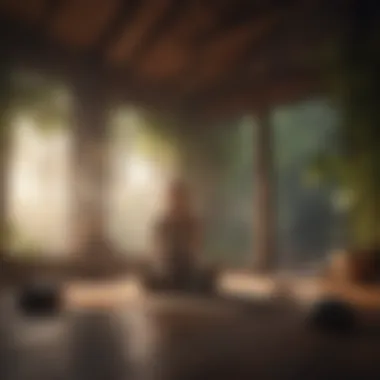 Creating a Peaceful Meditation Environment Serene meditation space with calming elements