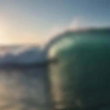 Emotional Regulation through Nature A calm ocean wave symbolizing emotional regulation