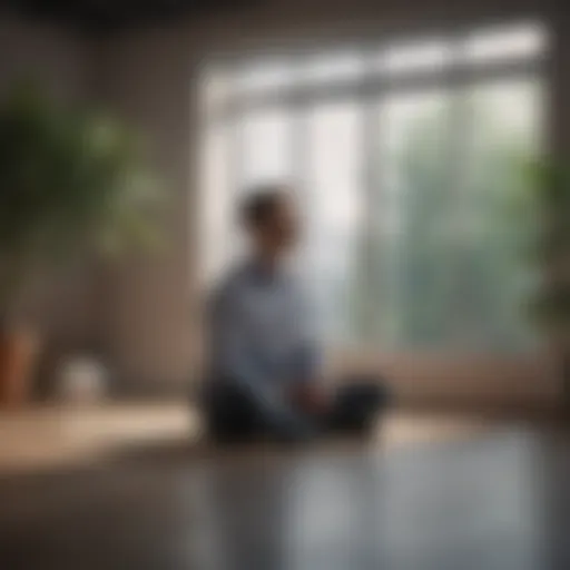 Mindfulness meditation setting