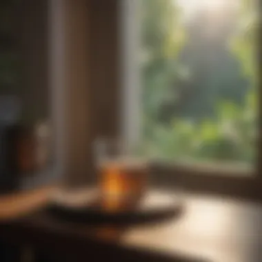Morning Light and Its Impact on Awakening A tranquil morning scene with sunlight filtering through a window