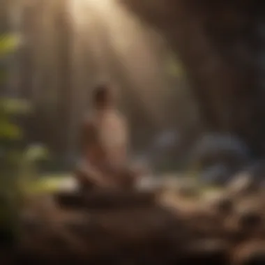 Mindfulness meditation session enhancing focus