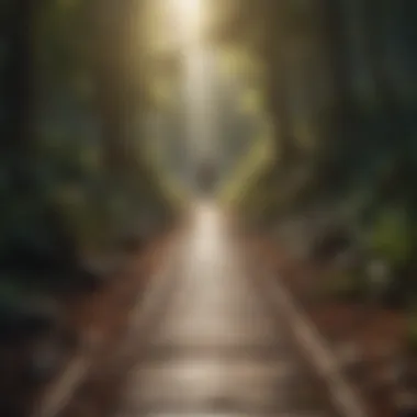 Journey Towards Fulfillment A path leading to a brighter future