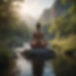 A serene landscape symbolizing inner peace