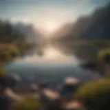 A serene landscape symbolizing inner peace