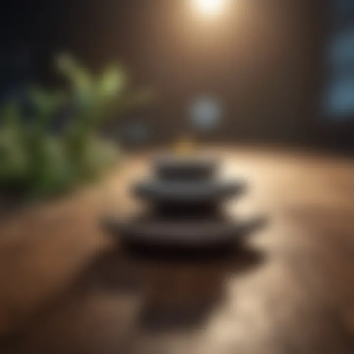 Mindfulness tools displayed harmoniously
