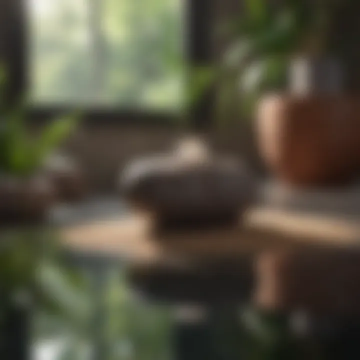 Calm and peaceful atmosphere for meditation