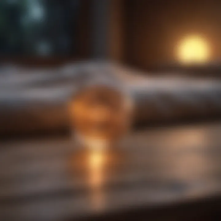 Close-up of calming game interface with soothing graphics