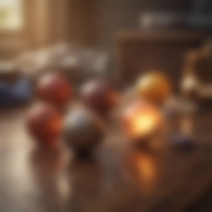 A collection of calming game icons representing different genres.