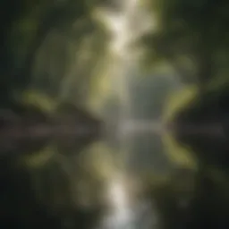 A serene landscape reflecting tranquility and introspection