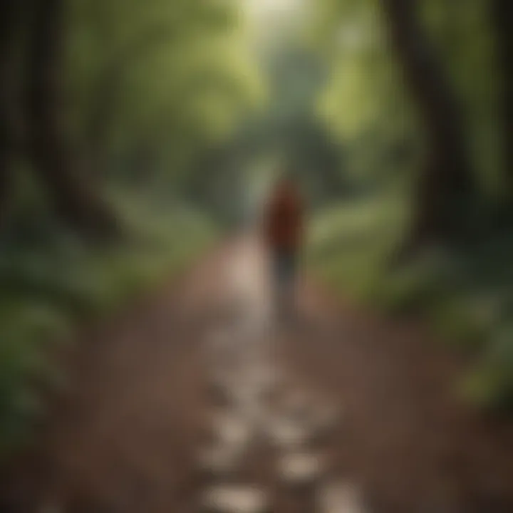 Symbolic depiction of self-awareness and growth