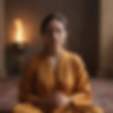 The Art of Peace: Embracing Meditation A peaceful individual engaged in meditation