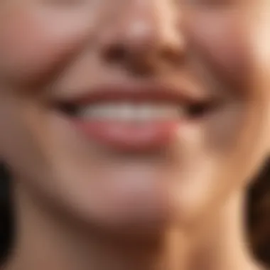 Close-up of a genuine smile reflecting warmth and connection