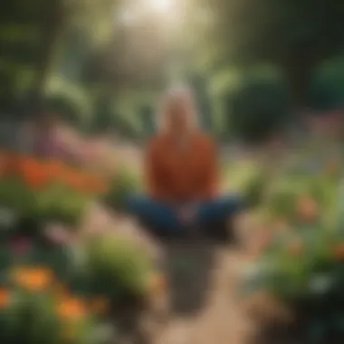 Joy in Nature's Bloom A vibrant flower garden reflecting joy and the beauty of nature.