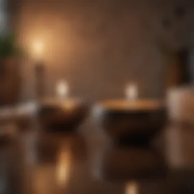 Creating a Peaceful Mindset A meditative space with candles and calming elements.