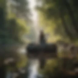 A serene landscape symbolizing love's tranquility