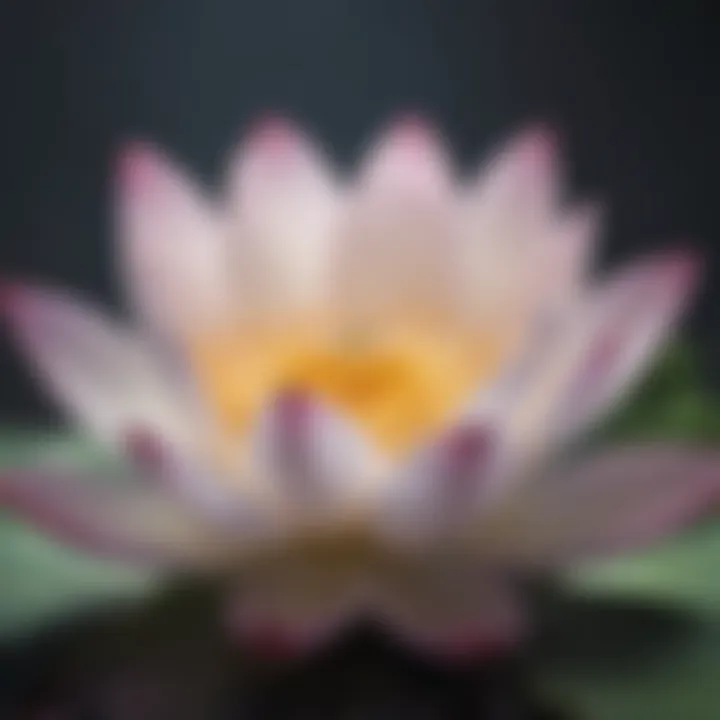 A close-up of a lotus flower symbolizing inner peace and compassion