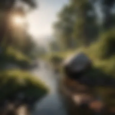 Resilience in Nature A serene landscape representing resilience