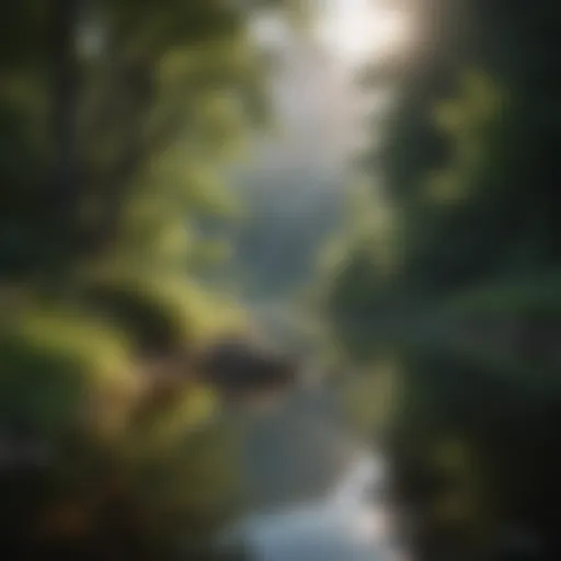 A serene landscape reflecting peace and tranquility