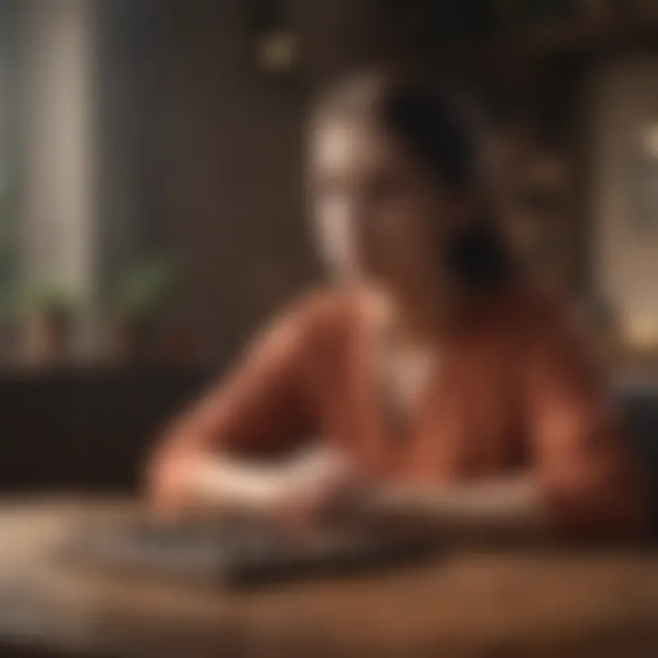 A peaceful person enjoying a calming game