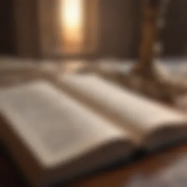 Pages of Inspiration An open book with inspiring quotes on its pages