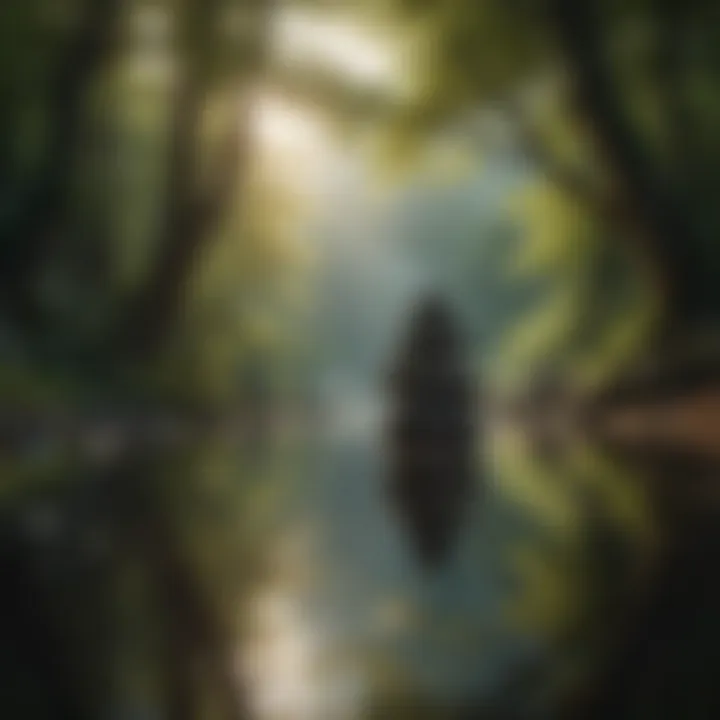 A serene landscape that embodies tranquility and positivity