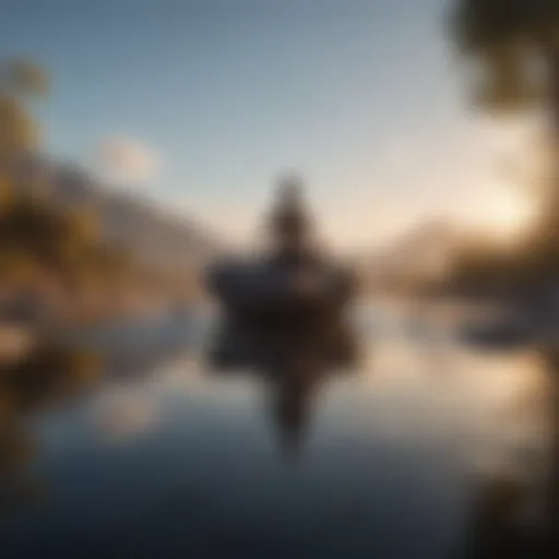 A serene landscape representing inner peace and reflection