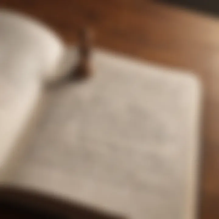A close-up of a journal with handwritten uplifting quotes