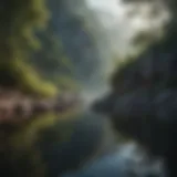 A serene landscape symbolizing inner peace and self-reflection