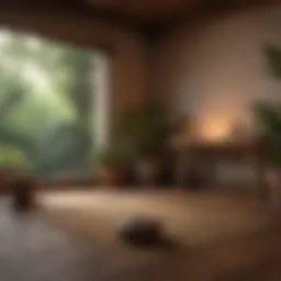 Tranquil setting for meditation
