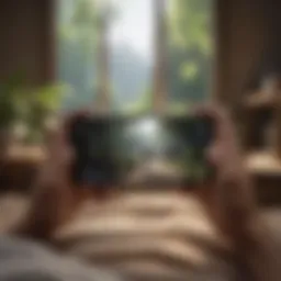 Relaxing gameplay on iPhone