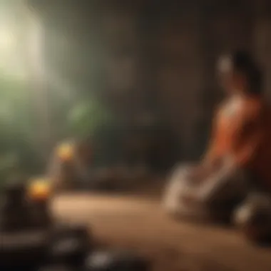 Diversity of Meditation Practices Visual representation of various meditation techniques