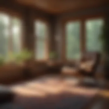 A cozy nook with ambient lighting conducive to relaxation.