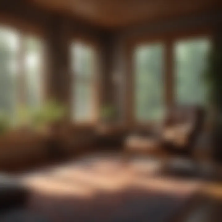 A cozy nook with ambient lighting conducive to relaxation.