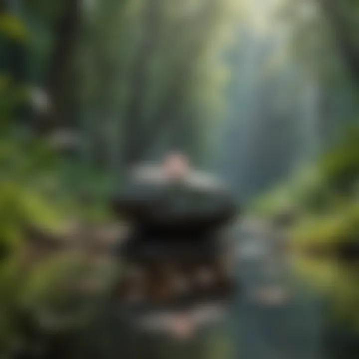 Nature setting perfect for meditation and reflection