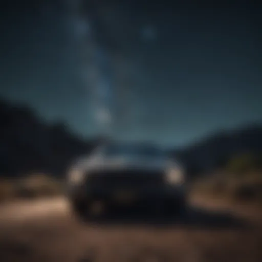 Tranquil night sky with stars