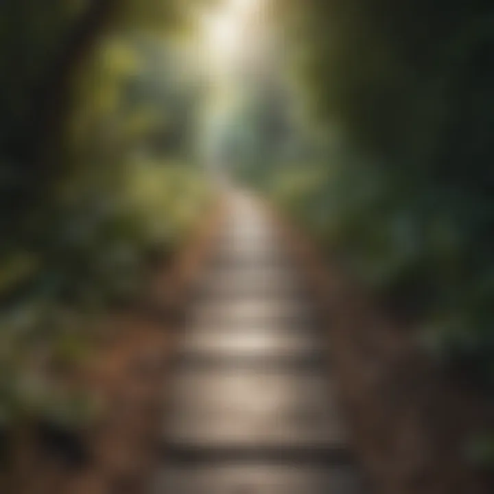 A pathway symbolizing personal growth and self-discovery